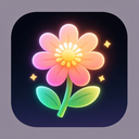 icon_culture_flower_glow_effect icon preview