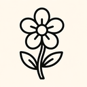 icon_culture_flower_line_art icon preview