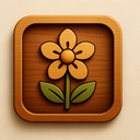 icon_culture_flower_wooden icon preview