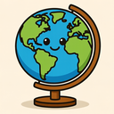 icon_culture_globe_cartoon icon preview