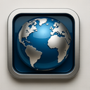 icon_culture_globe_metallic icon preview