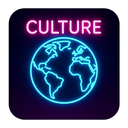 icon_culture_globe_neon icon preview