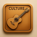 icon_culture_guitar_embossed icon preview