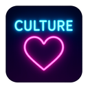 icon_culture_heart_neon icon preview