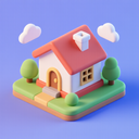 icon_culture_house_3d_isometric icon preview