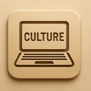 icon_culture_laptop_embossed icon preview