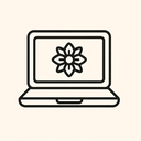 icon_culture_laptop_line_art icon preview