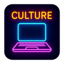 icon_culture_laptop_neon icon preview