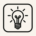 icon_culture_light_bulb_monochrome icon preview