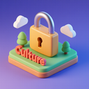 icon_culture_lock_3d_isometric icon preview