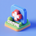 icon_culture_medical_cross_3d_isometric icon preview