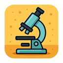icon_culture_microscope_cartoon icon preview