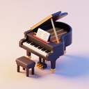 icon_culture_piano_3d_isometric icon preview