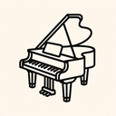 icon_culture_piano_line_art icon preview