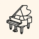 icon_culture_piano_minimal_outline icon preview