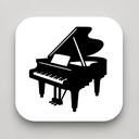 icon_culture_piano_monochrome icon preview