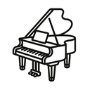 icon_culture_piano_outline icon preview