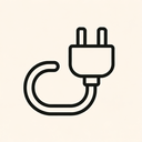 icon_culture_plug_line_art icon preview