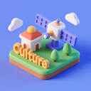 icon_culture_satellite_3d_isometric icon preview
