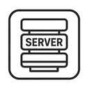 icon_culture_server_outline icon preview