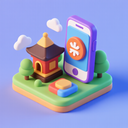 icon_culture_smartphone_3d_isometric icon preview