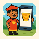 icon_culture_smartphone_cartoon icon preview