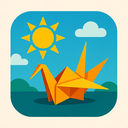 icon_culture_sun_origami icon preview