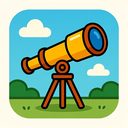 icon_culture_telescope_cartoon icon preview