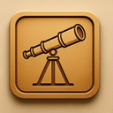 icon_culture_telescope_embossed icon preview