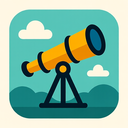icon_culture_telescope_flat_design icon preview