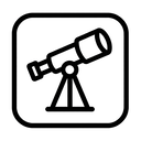 icon_culture_telescope_monochrome icon preview