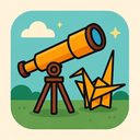 icon_culture_telescope_origami icon preview