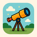 icon_culture_telescope_rounded icon preview