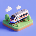 icon_culture_train_3d_isometric icon preview