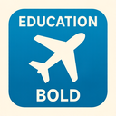 icon_education_airplane_bold icon preview