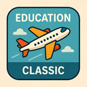 icon_education_airplane_classic icon preview