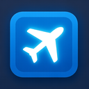 icon_education_airplane_glow_effect icon preview