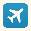 icon_education_airplane_iconic icon preview