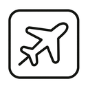 icon_education_airplane_outline icon preview