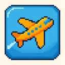 icon_education_airplane_pixel_art icon preview