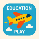 icon_education_airplane_playful icon preview