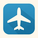 icon_education_airplane_symmetrical icon preview