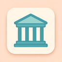 icon_education_bank_flat_pastel icon preview