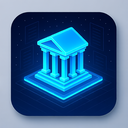 icon_education_bank_futuristic icon preview