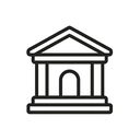 icon_education_bank_minimal_outline icon preview