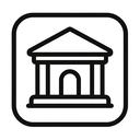 icon_education_bank_monochrome icon preview