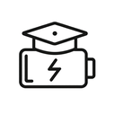icon_education_battery_line_art icon preview