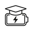 icon_education_battery_outline icon preview
