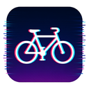 icon_education_bicycle_digital_glitch icon preview