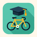 icon_education_bicycle_flat_design icon preview